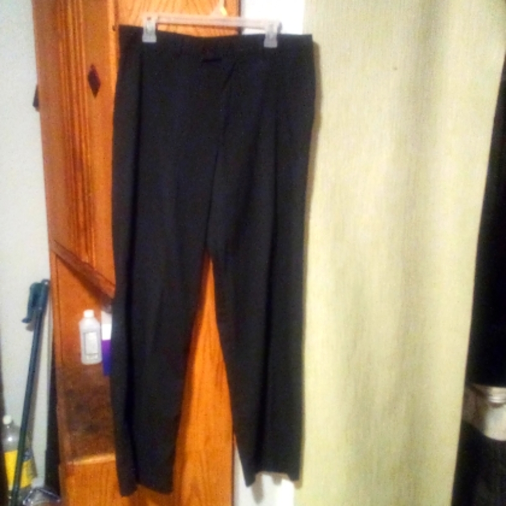 Black with pinstripes pants by Claiborne